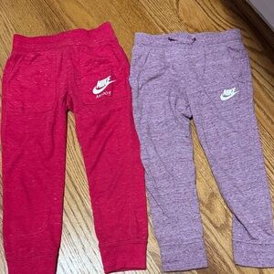 Nike Kids Joggers - Bright Pink & Light Purple